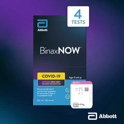 BinaxNOW COVID-19 Antigen Self Test | 4 Tests, 15-Min Results, Easy Home Use thumbnail 3