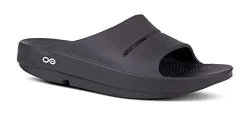 OOFOS OOahh Slide Sandals Black Camo - Men's 4 / Women's 6 | Recovery Footwear thumbnail 1