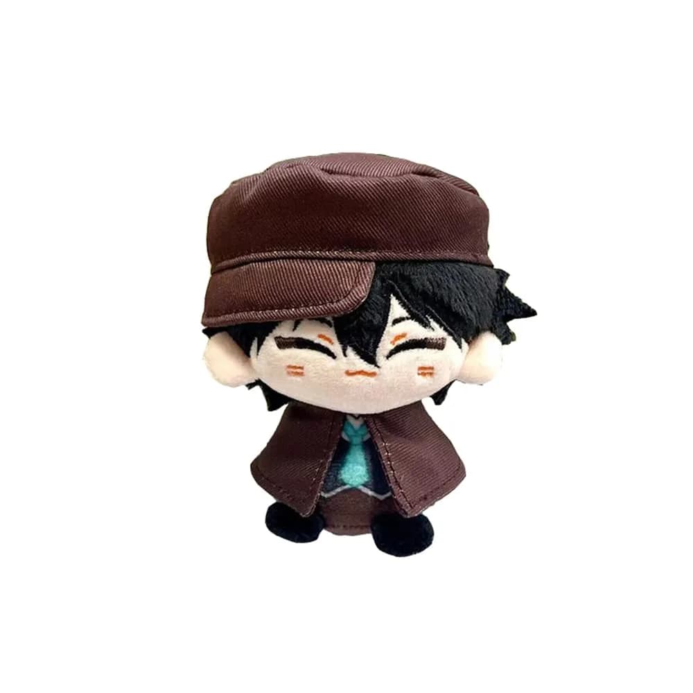 KILA MILA Anime Plush Doll Mini Pendant Cute Keychain Gift 10cm (3.9in) | Restored Character Design — Coffee