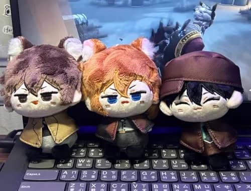 KILA MILA Anime Plush Doll Mini Pendant Cute Keychain Gift 10cm (3.9in) | Restored Character Design thumbnail 4