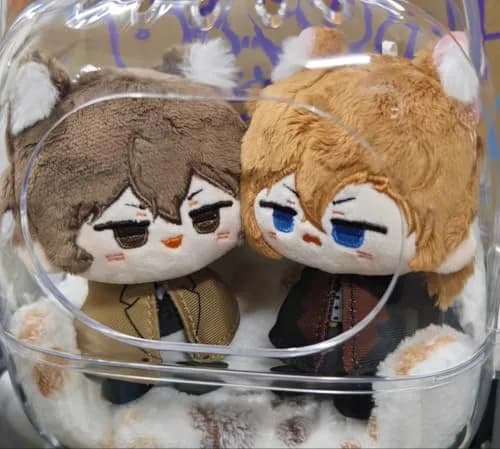 KILA MILA Anime Plush Doll Mini Pendant Keychain 10cm (3.94 inches) | Bungou Stray Dogs Otter Soft Toy thumbnail 4