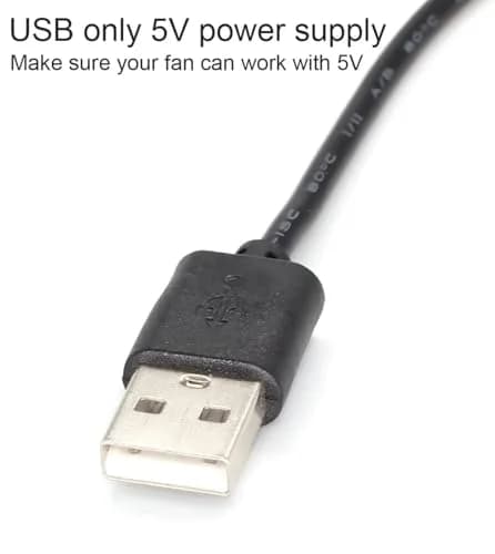 Gebildet USB to 3/4 Pin Fan Adapter Cable with ON/OFF Switch, 30cm, 2 Pack thumbnail 4