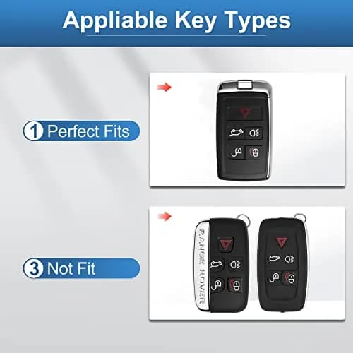 YO&YOYE Land Rover Key Fob Cover with Keychain Leather Model2 Green | Full Protection & Premium Material thumbnail 2