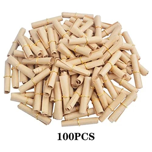JMKTOOL Vintage Message Paper Scrolls 60x25mm | Lucky Wishing Paper Roll for DIY & Gifts thumbnail 2