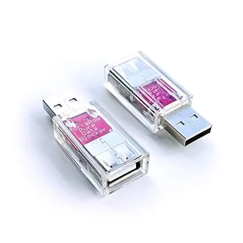 PortaPow USB Data Blocker - Transparent 2-Pack | Protects Against Juice Jacking thumbnail 1