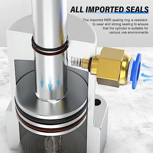 TAILONZ PNEUMATIC Rotary Air Cylinder ACK25×90R 20mm Bore 90 Degree Rotation | Double Acting Pneumatic Actuator thumbnail 3