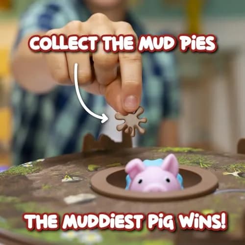 PlayMonster Pigs on Trampolines Board Game for Family Night | Hand-Eye-Coordination Game for Kids 6+ (1 Unit) thumbnail 4