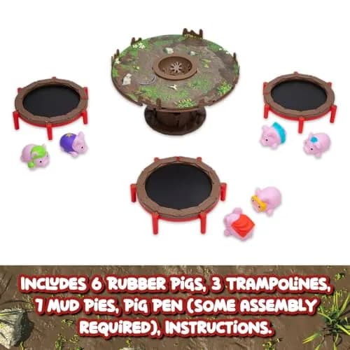 PlayMonster Pigs on Trampolines Board Game for Family Night | Hand-Eye-Coordination Game for Kids 6+ (1 Unit) thumbnail 6