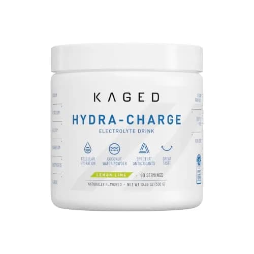 Kaged Hydration Electrolytes Powder | Lemon Lime | 60 Servings | Supports Hydration & Antioxidant Support thumbnail 1