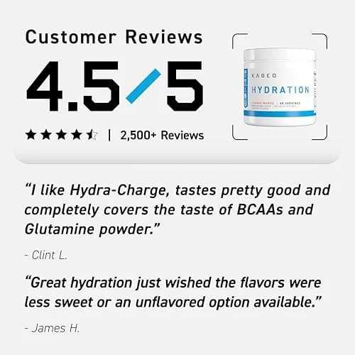 Kaged Hydration Electrolytes Powder | Lemon Lime | 60 Servings | Supports Hydration & Antioxidant Support thumbnail 8