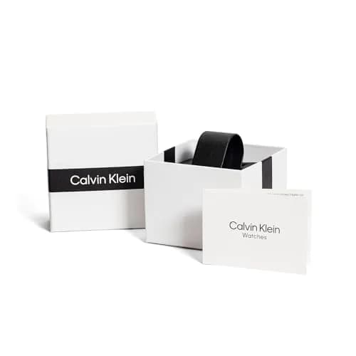 Calvin Klein Women's Quartz Watch 30mm Ionic Plated Black Steel | Modern Minimalist thumbnail 5