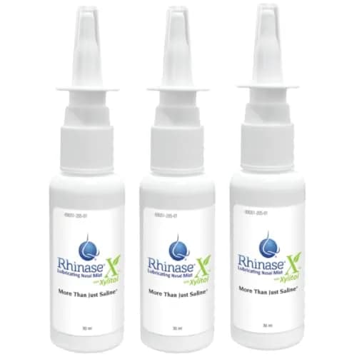 Rhinase X Mist 3 Pack with Dual Wetting Agents, Salts & Xylitol | Moisturizes Nasal Passages (70-120 chars) thumbnail 1