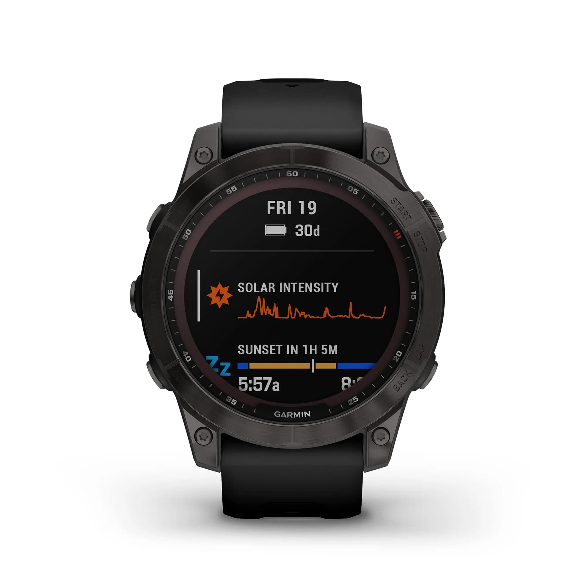 Garmin fenix 7 Solar GPS Smartwatch 47mm Slate Gray | Long-Running Solar Powered Multisport GPS Watch - view 2