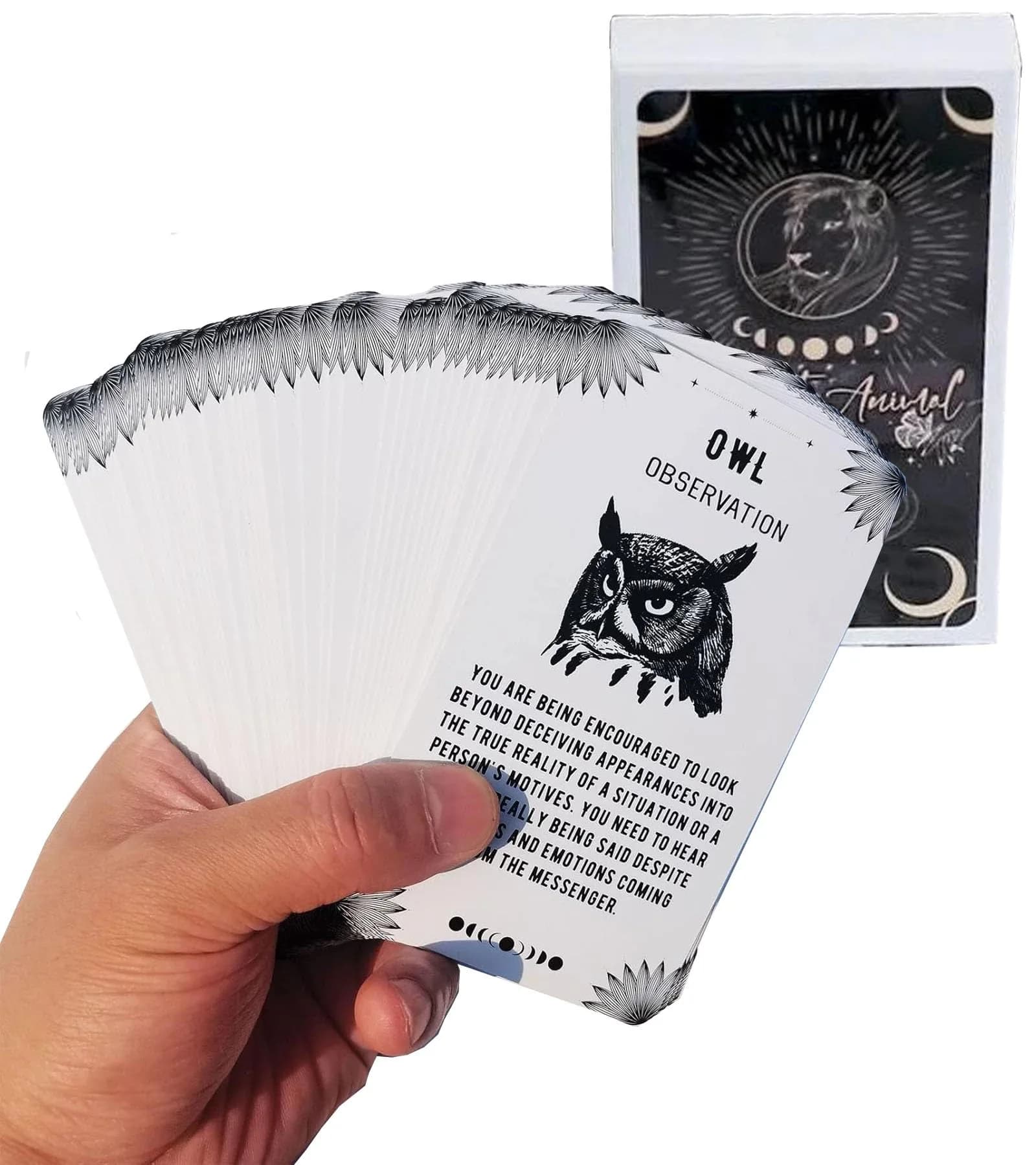 iksya Spirit Animal Oracle Cards - 54 Oracle Cards Decks with Guidebook for Beginners | Animal Spirit Guidance - main product image