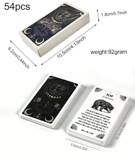 iksya Spirit Animal Oracle Cards - 54 Oracle Cards Decks with Guidebook for Beginners | Animal Spirit Guidance thumbnail 4