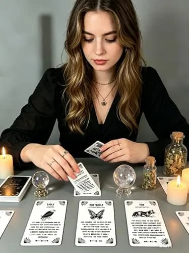 iksya Spirit Animal Oracle Cards - 54 Oracle Cards Decks with Guidebook for Beginners | Animal Spirit Guidance thumbnail 2