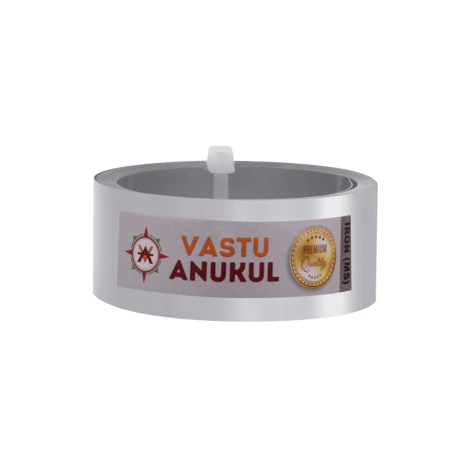 VASTU ANUKUL Premium Vastu Remedy Metal Strips (Iron - MS) 25mm (1 inch) x 10.2 Feet | Vastu Correction for Entrances and Toilets - main product image