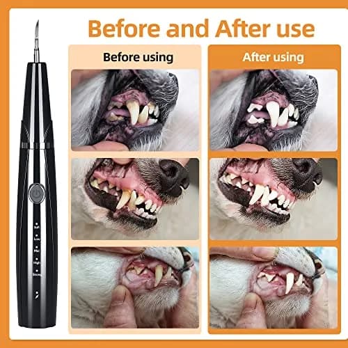 PAWSION Ultrasonic Pet Tooth Cleaner Kit 5 Modes | Safe Electric Tartar & Stain Remover for Dogs & Cats thumbnail 5