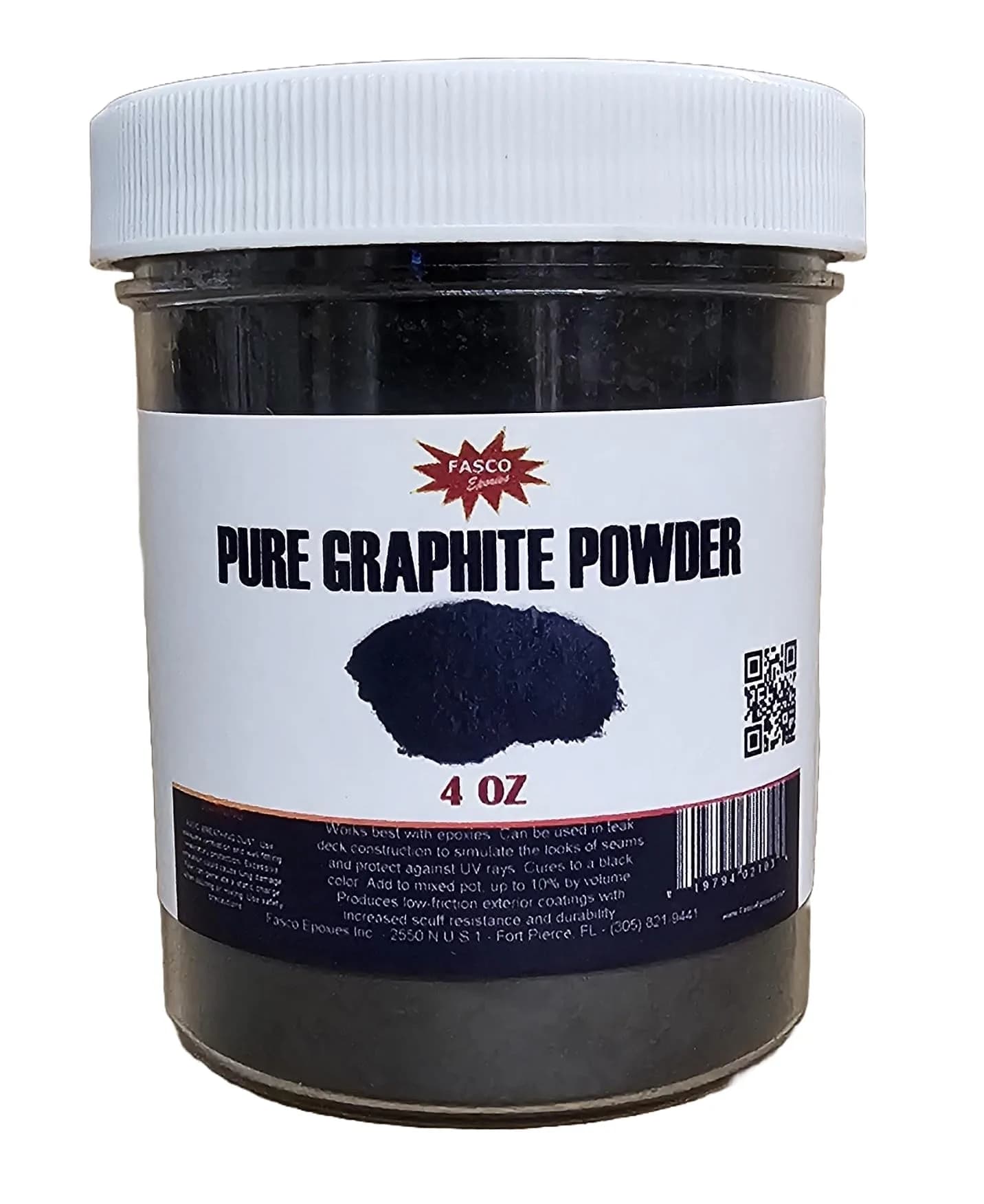 Fasco Epoxies Pure Graphite Powder 4 oz | Conductive Filler for Epoxy & Coatings - main product image