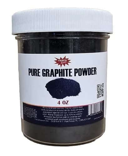 Fasco Epoxies Pure Graphite Powder 4 oz | Conductive Filler for Epoxy & Coatings thumbnail 1