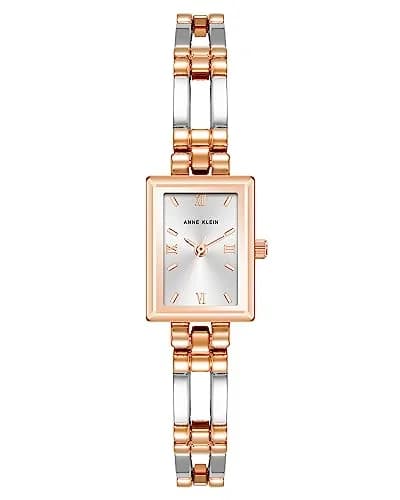 Anne Klein Women's Silver/Rose Gold Bracelet Watch 16mm (0.63 inches) | Japanese Quartz Movement thumbnail 1