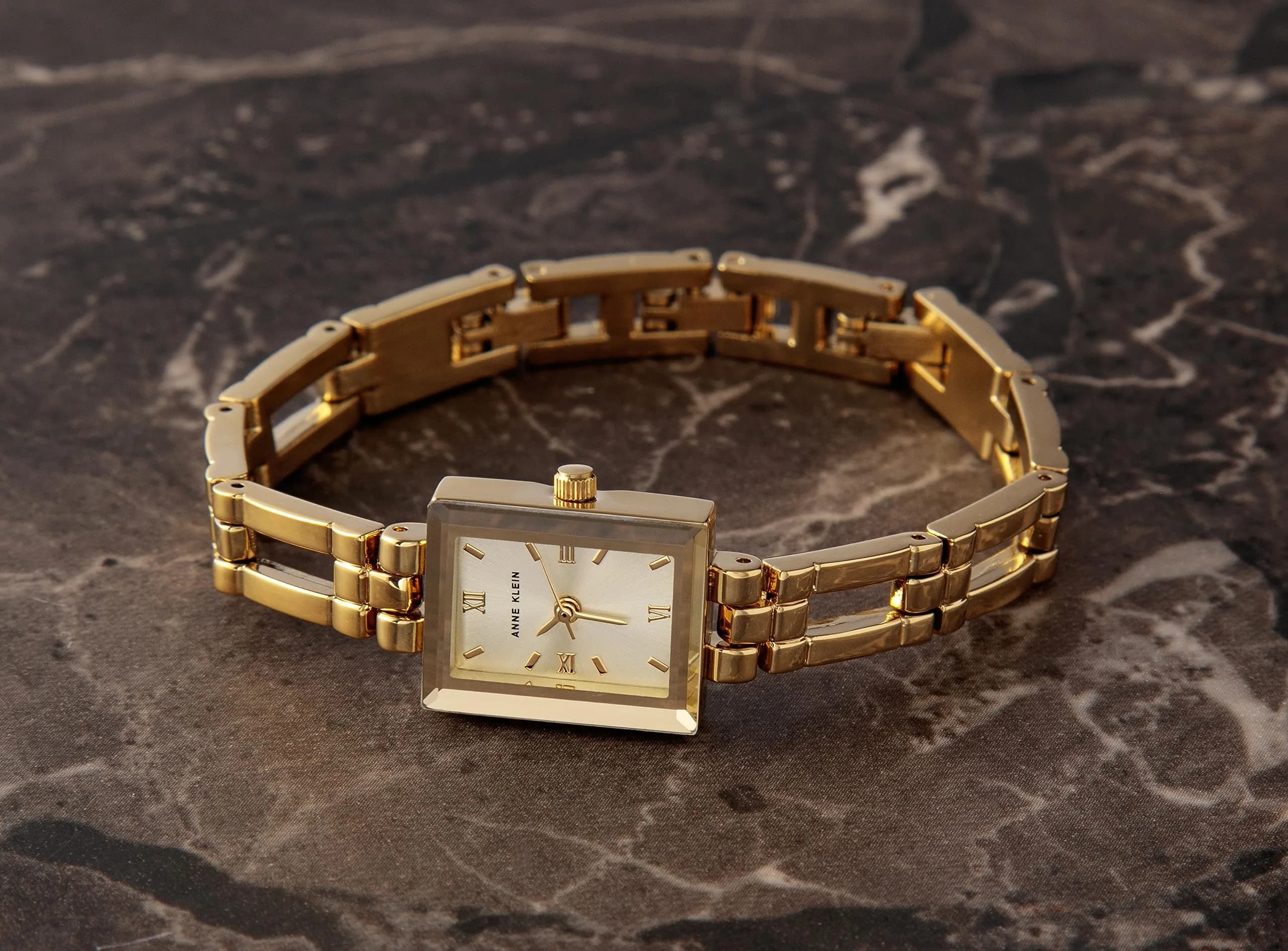 Anne Klein Women's Silver & Rose Gold Tone Bracelet Watch - 16mm thumbnail 4