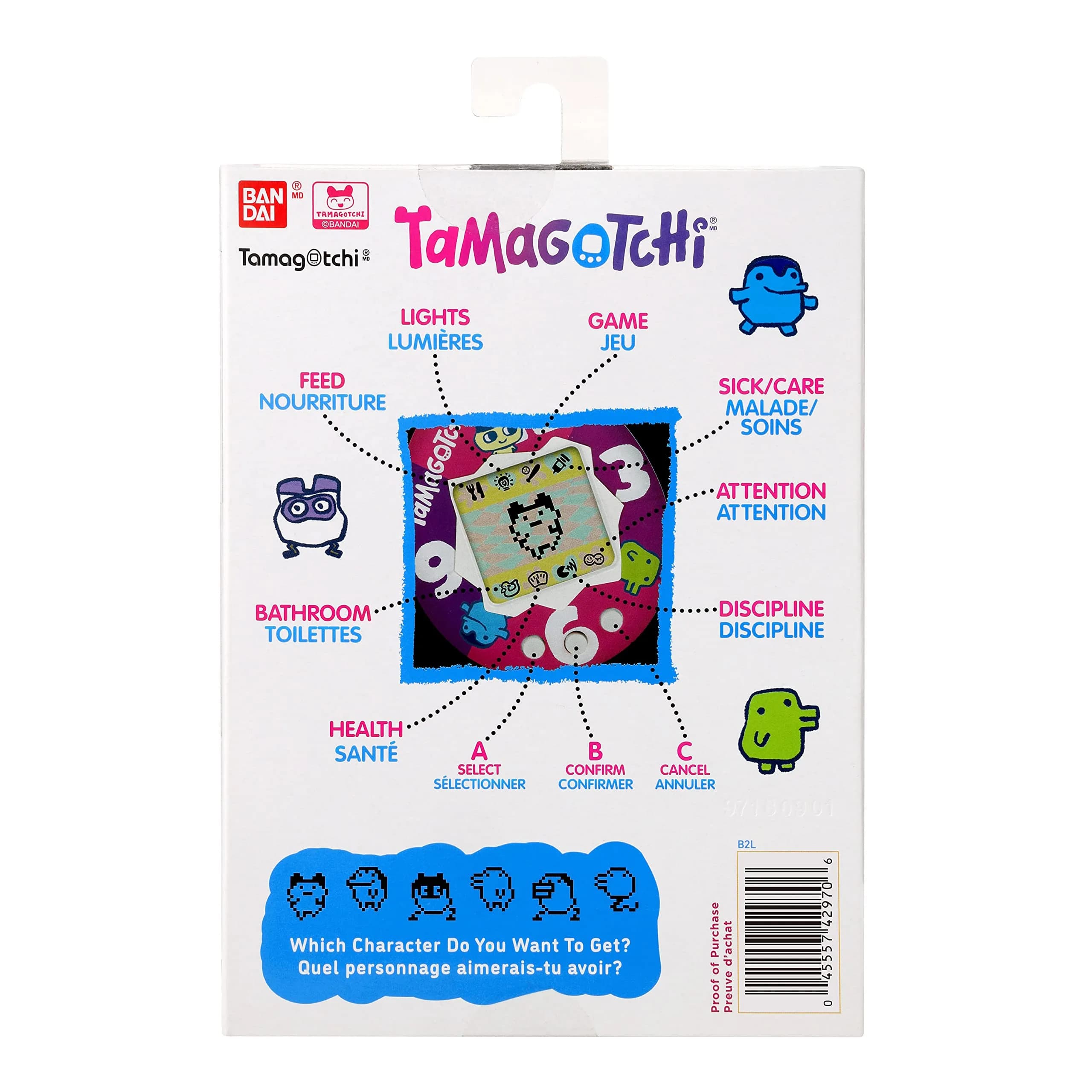 Tamagotchi Original - Starry Shower Electronic Pet | Classic 1997 Generation 2 Programming - view 7