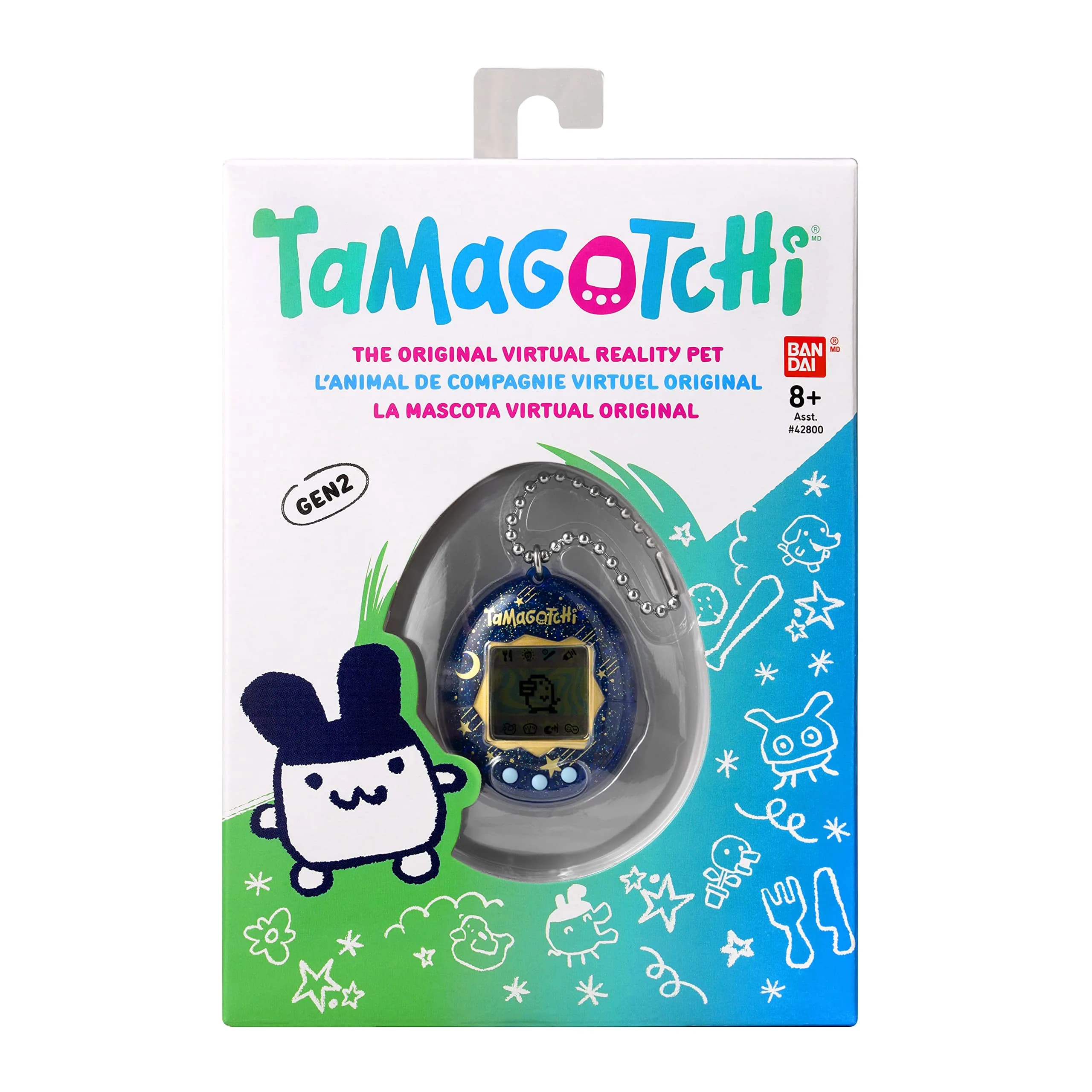 Tamagotchi Original - Starry Shower Electronic Pet | Classic 1997 Generation 2 Programming - view 3
