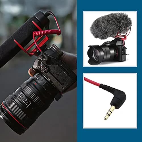 Create idea 3.5mm Microphone Cable Replacement for Rode Wireless Go VideoMic GO 2/ VideoMicro | 40cm (15.7 inch) TRS to TRS Audio Cable thumbnail 3
