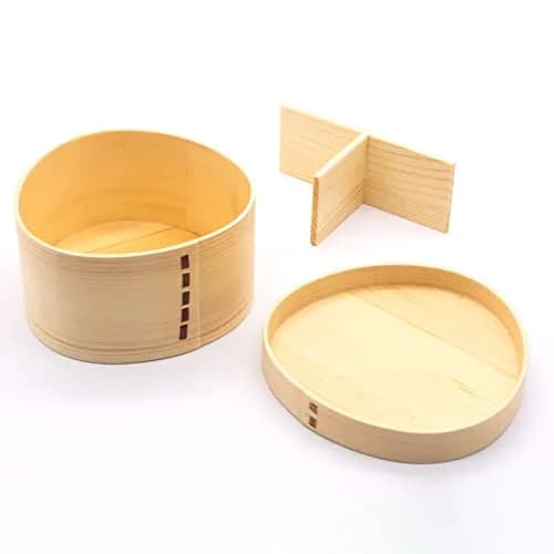 和歌山峠のわっぱめし弁当箱屋さん(wakayama wappa bento box store) Wooden Lunch Box Approx. 14cm | Natural, Single Tier thumbnail 3