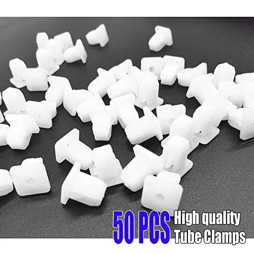 Middrivr 50PCS Car Bumper Retainer Clips | White Nylon Fasteners for Body & Trim thumbnail 5