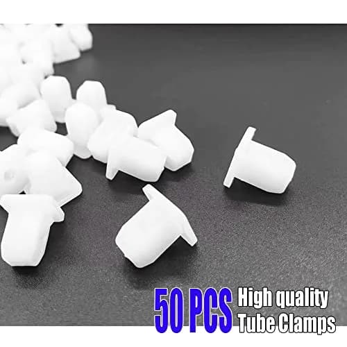 Middrivr 50PCS Car Bumper Retainer Clips | White Nylon Fasteners for Body & Trim thumbnail 3