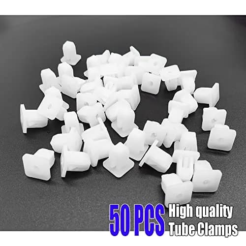 Middrivr 50PCS Car Bumper Retainer Clips | White Nylon Fasteners for Body & Trim thumbnail 4