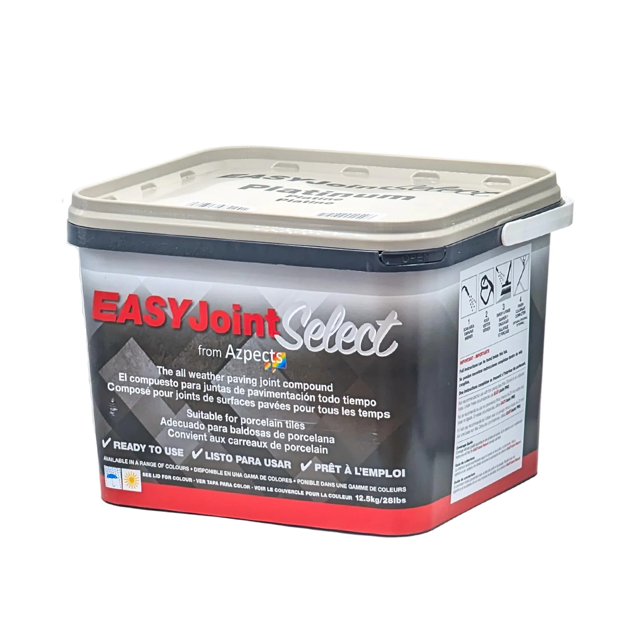 Azpects EASYJoint SELECT (Platinum) 12.5kg | Contemporary Paving Joint Filler