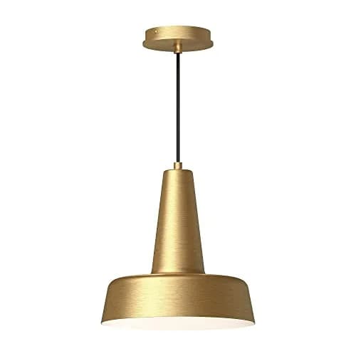 Alora Lighting Kuzco Juliana 11in Pendant Light Brushed Gold | Modern Ceiling Fixture with Incandescent Bulb (11in, 60W, 120V) thumbnail 2