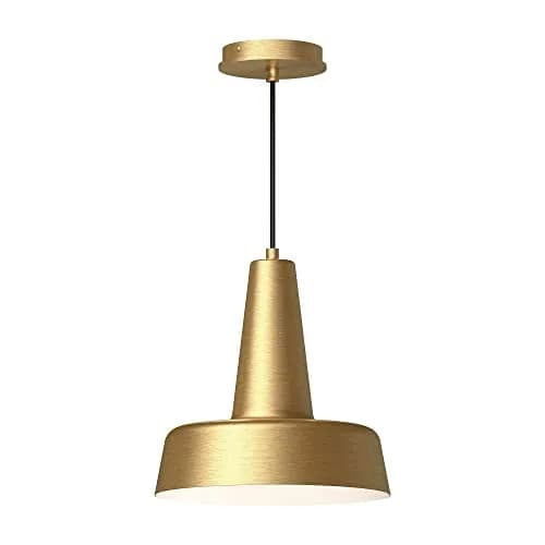Alora Lighting Kuzco Juliana 11in Pendant Light Brushed Gold | Modern Ceiling Fixture with Incandescent Bulb (11in, 60W, 120V) thumbnail 3