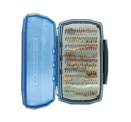 Umpqua UPG Sili Waterproof Essential Fly Box Large Blue | Waterproof Fly Storage for Fly Fishing (70-120 chars) thumbnail 7