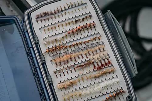 Umpqua UPG Sili Waterproof Essential Fly Box Large Blue | Waterproof Fly Storage for Fly Fishing (70-120 chars) thumbnail 9