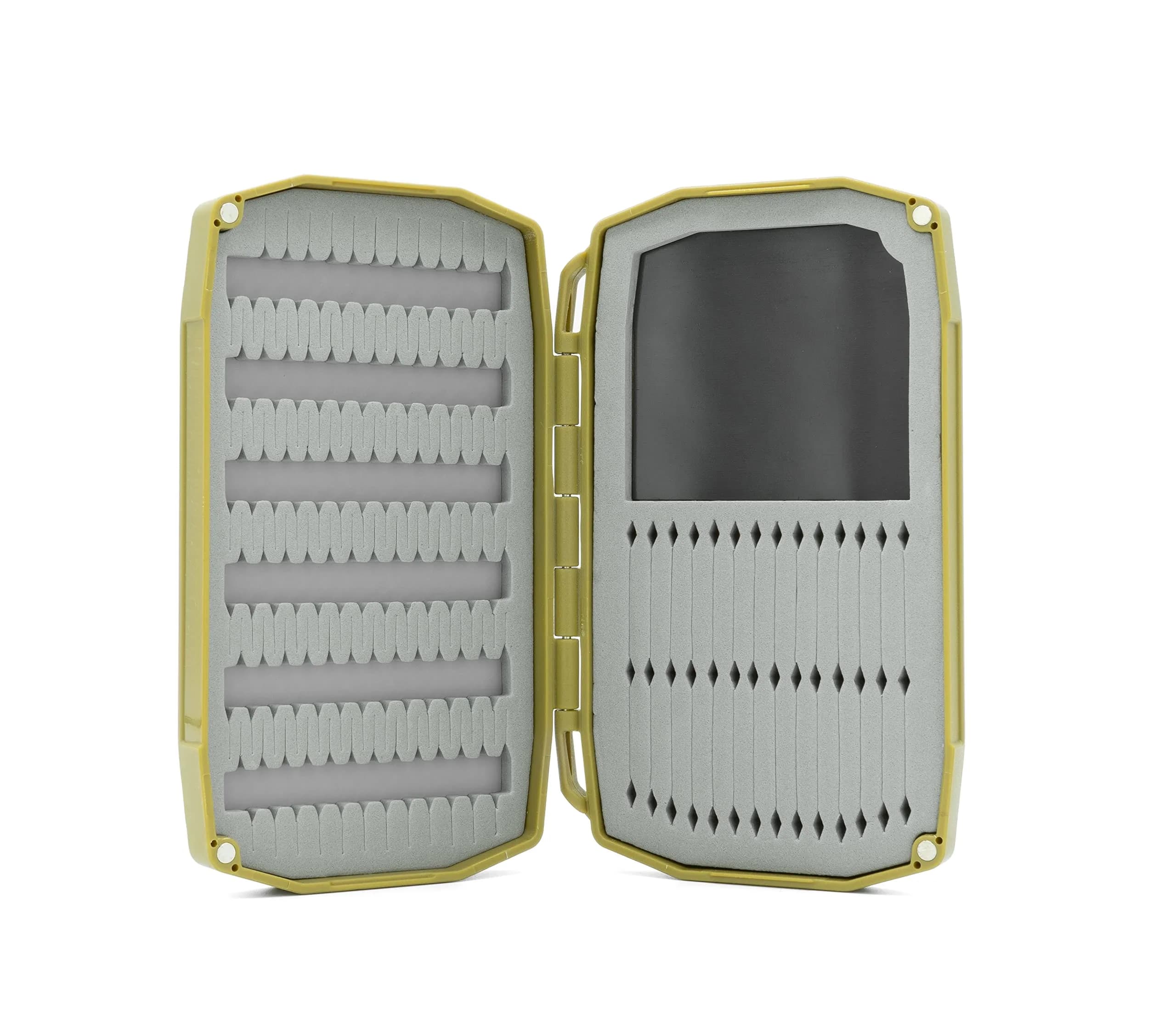 Umpqua UPG Foam Weekender Fly Box Mini Olive | Versatile Fly Storage for All Sizes — Olive