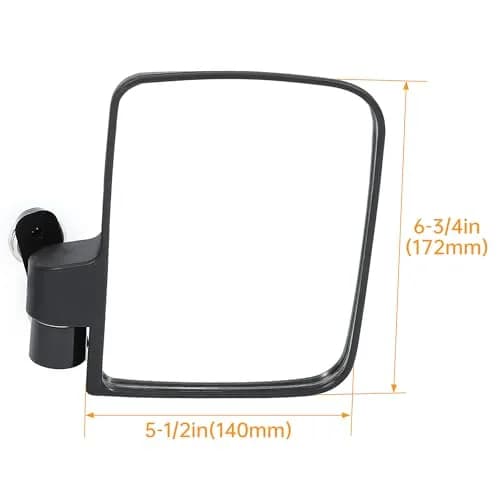 KUAFU Magnetic Tractor Mirrors Compatible with John Deere & More | 360° Adjustable, Heavy-Duty Plastic & Glass, Easy Magnet Mounting thumbnail 9