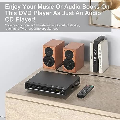 WSJSYH Region-Free DVD Player with HDMI 1080P Upscaling | Plays All Regions & Formats, USB Input thumbnail 7