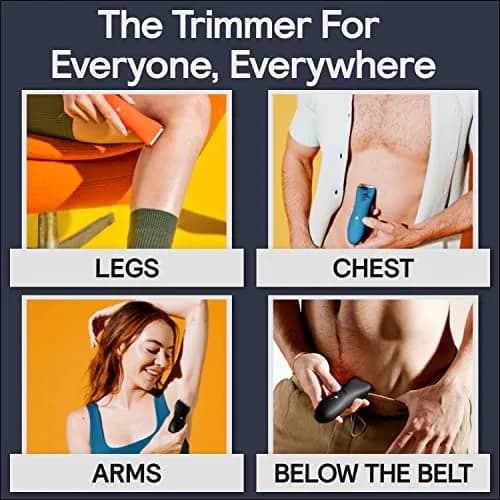MERIDIAN The Trimmer Premium Body Hair Trimmer for Men & Women Sky | 12mm (0.47 in) thumbnail 3