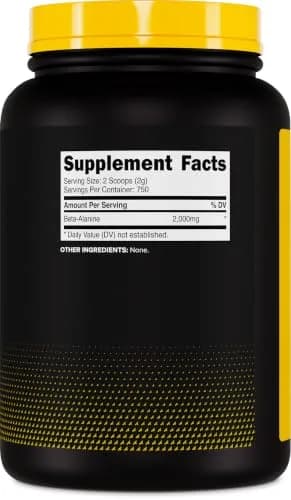 Primaforce Beta Alanine Powder 1.5 kg (3.31 lb) | NSF Certified GMP Compliant Facility thumbnail 4