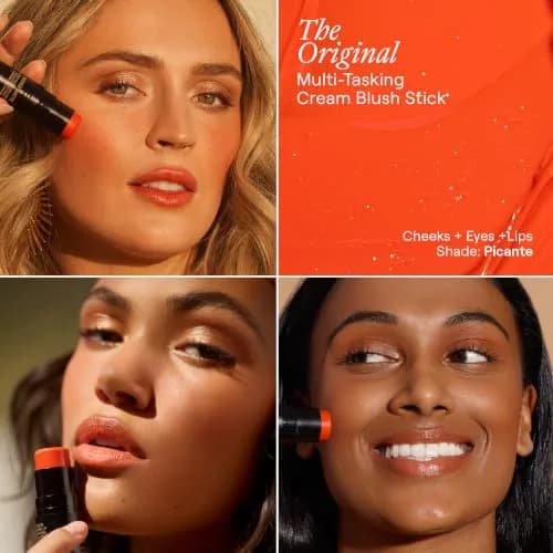 Nudestix Nudies Blush Stick 0.24 Ounce | Cream Blush for Cheeks, Eyes & Lips, Vegan, Travel-Friendly thumbnail 3
