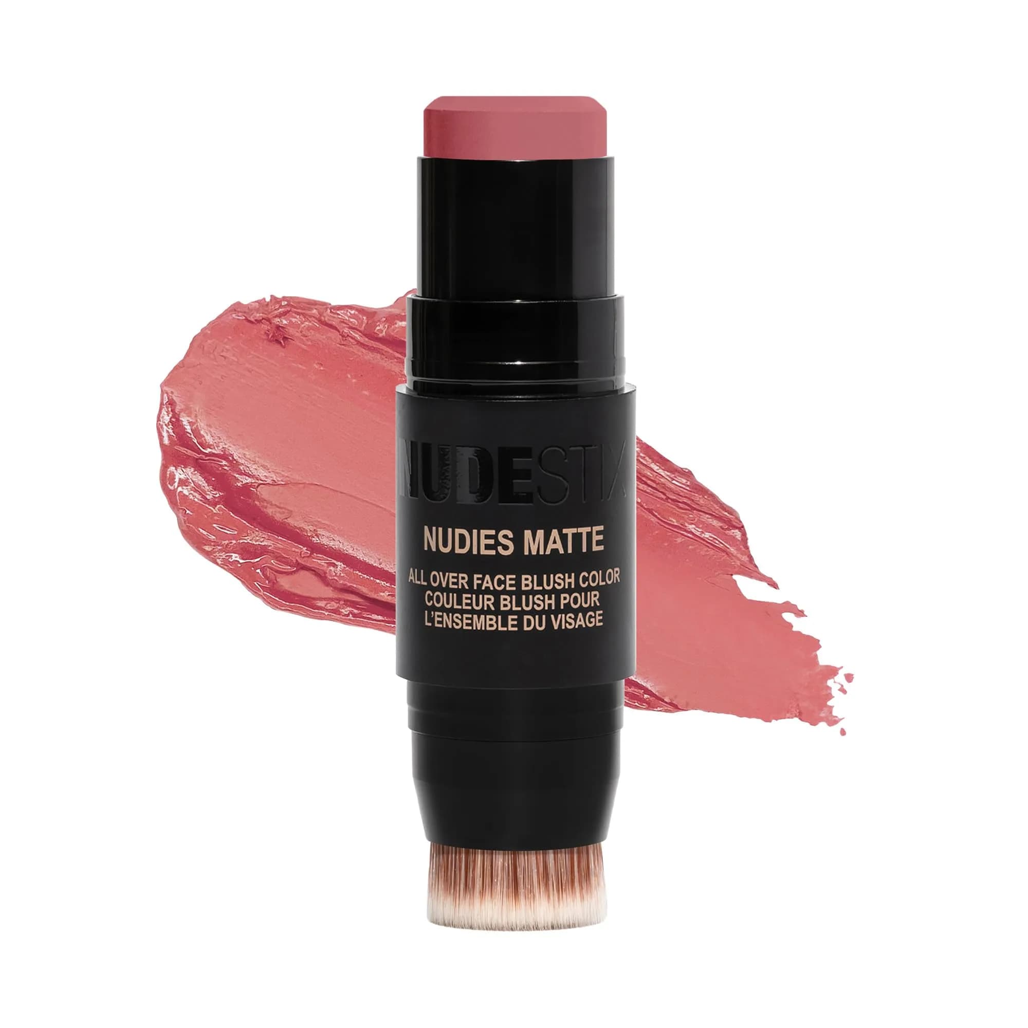 Nudestix Nudies Blush Stick 0.24 Ounce | Cream Blush for Cheeks, Eyes & Lips, Vegan, Travel-Friendly — Cherie