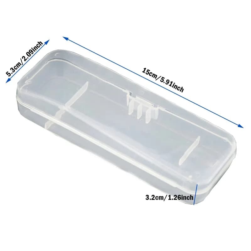 TorSor 3 Pack Manual Razor Travel Case Portable Hard Shell Box Organizer 15cm (5.91in) | Protects Shavers & Accessories thumbnail 5