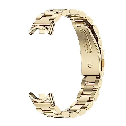 MIJOBS Stainless Steel Strap for Xiaomi Mi Band 8/9/10 | Breathable, Beads Style, Premium Material thumbnail 2