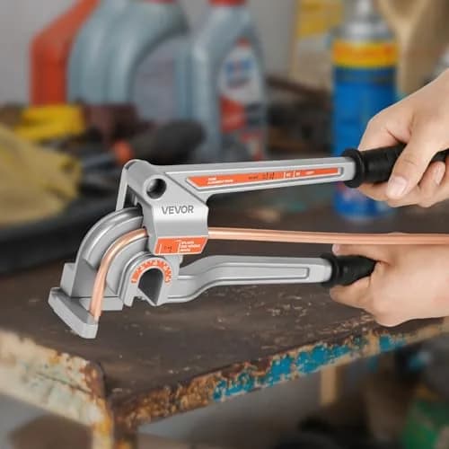 VEVOR 3-in-1 Pipe Tube Bender 1/4" 3/8" 1/2" OD | Bends 0-180° for Copper Aluminum Pipes thumbnail 8