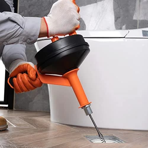 VEVOR Drain Auger 25Ft | Plumbing Snake with Drill Attachment for Clogs in Kitchen & Bathroom thumbnail 7