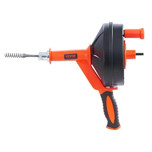 VEVOR Drain Auger 25Ft | Plumbing Snake with Drill Attachment for Clogs in Kitchen & Bathroom thumbnail 8